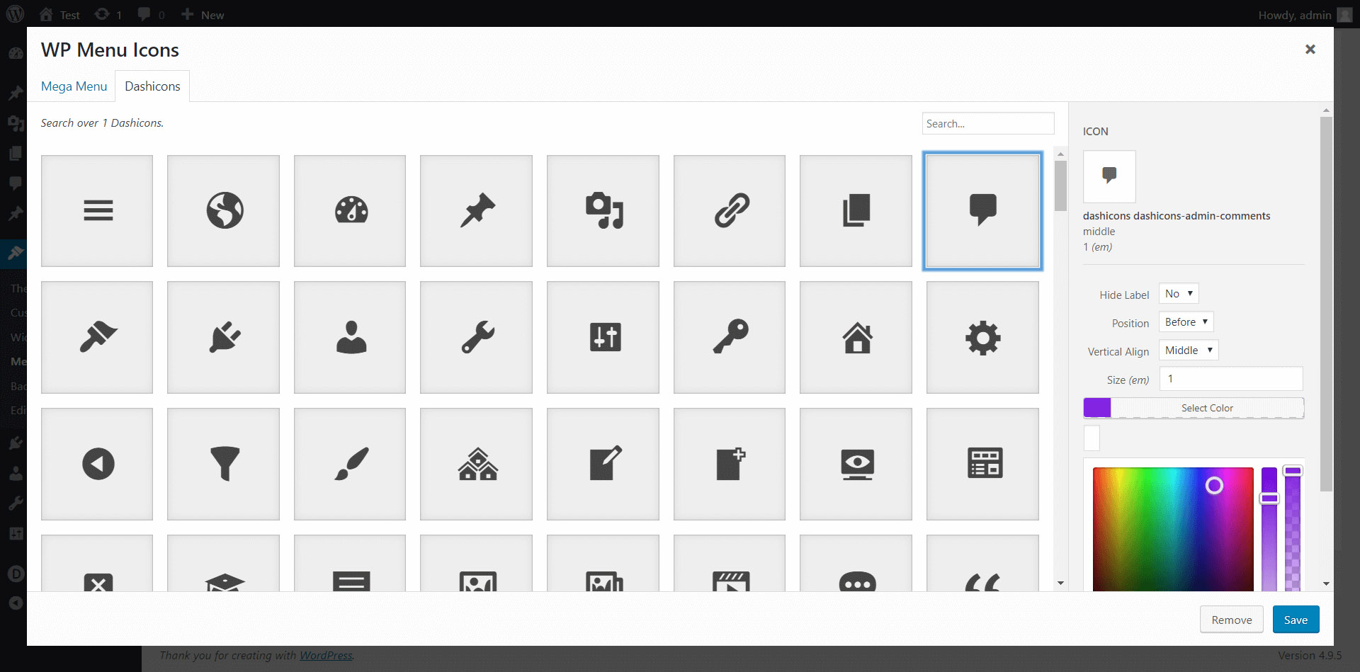 How to add Font Awesome icons to the WordPress Menu