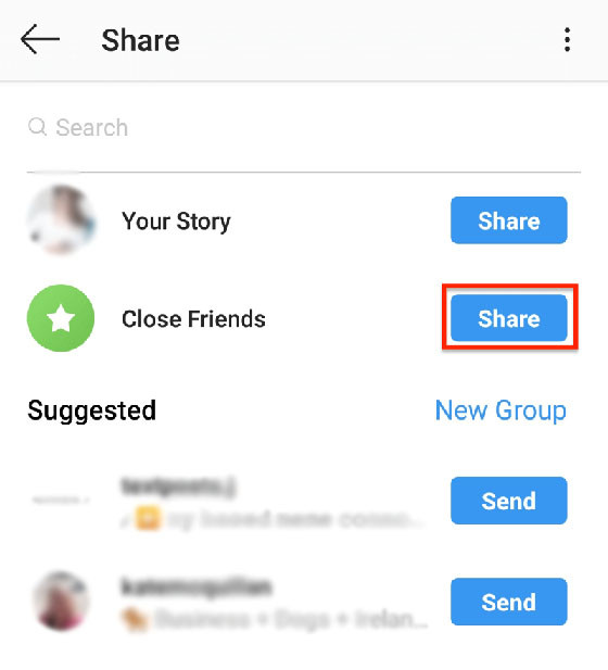 Share Close Friends D773d