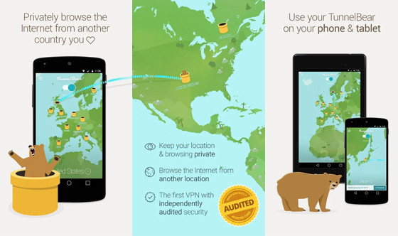 Advanced Android Tunnelbear 3ad17 application