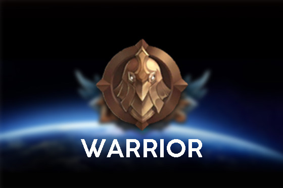 The rank of the Mobile Legends Warrior 2117d